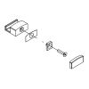 HSK E88280 deurgeleider chroom