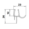 Kermi 2534051 set gebogen spatwaterdichtingen 6mm