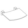 Keuco Collectie Plan 14980010051 klapzitting verchroomd/ wit (RAL 9010)