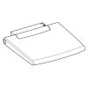 Keuco Collectie Plan 14983010037 klapzitting verchroomd/ zwartgrijs (RAL 7021)