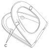 Villeroy en Boch Century 8843K1R1 toiletzitting met deksel wit (White Alpin CeramicPlus) *niet meer leverbaar*