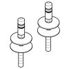 Villeroy en Boch Subway 2.0 - Vivia 92212261 set vaste scharnieren chroom