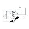 Clou Xo CL060400729 type 7 vrijstaande badkraan met handdouche chroom