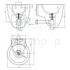 Clou Flush 6 CL0314060 keramiek fontein 27cm wit/platina