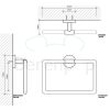 Decor Walther Basic 0531200 BA HTR handdoekring chroom