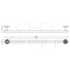 Decor Walther Basic 0531400 BA HTE65 handdoekhouder 65cm chroom