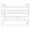 Decor Walther Bloque 0570800 BQ KHT handdoekplateau 60cm chroom