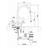 Fima Carlo Frattini Olivia F5021CR wastafelkraan 2-greeps chroom