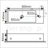 San4U 2507401 Queen (rechts) fontein 38x14x8cm keramiek wit