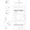 Brauer Edition 5-CE-164 thermostatische inbouw regendouche met drukknoppen SET 53 chroom