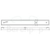 Decor Walther 0330134 BOOK 40 LED wandlamp dimbaar 40x11,5cm geborsteld nikkel