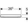 Geberit Icon 500835011 slimseat toiletzitting met deksel wit
