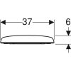 Geberit Renova 500836011 toiletzitting met deksel wit
