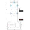 Brauer Carving 5-CE-098 thermostatische inbouw regendouche SET 02 chroom