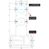 Brauer Edition 5-GM-025 thermostatische inbouw regendouche SET 05 gunmetal geborsteld PVD