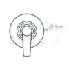 Decor Walther 0847682 DW 380 N zeepdispenser wand goud mat