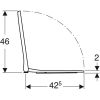 Geberit Smyle Square 500238011 toiletzitting met deksel wit
