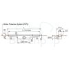 Easy Drain Compact 30 TAF Wall EDCOMTAFW140030 douchegoot 140cm zijuitloop