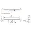 Easy Drain M-line MLINE80050 douchegoot 80cm zijuitloop