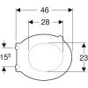 Geberit 300 Comfort 501386001 toiletzitting met deksel wit