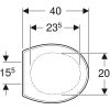 Geberit 300 Kids S8H51102000G toiletzitting (kinderzitting) met deksel wit *niet meer leverbaar*