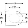 Geberit Icon 500835011 slimseat toiletzitting met deksel wit