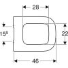 Geberit myDay 575410000 toiletzitting met deksel wit