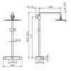 HSK AquaSwitch Softcube 1001980 showerset met thermostaat chroom