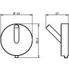 Haceka Kosmos Tec 1118741 haak RVS geborsteld