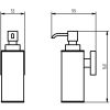 Haceka Mezzo chroom 1122439 zeepdispenser chroom