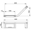 Keuco Collectie Plan 14909012037 handgreep 135° verchroomd