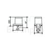 Keuco Moll 12752010100 lotiondispenser 180ml chroom/ wit (OUTLET)