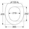Villeroy en Boch Century 8843K1R1 toiletzitting met deksel wit (White Alpin CeramicPlus) *niet meer leverbaar*