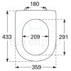 Villeroy en Boch Subway 2.0 9M68Q1R2 toiletzitting met deksel wit (Star White CeramicPlus) *niet meer leverbaar*