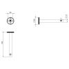 Clou Kaldur CL/09.05031.83 toiletrolhouder zonder klep brons geborsteld PVD