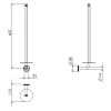 Clou Kaldur CL/09.05035.29 reserverolhouder chroom