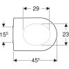 Geberit Icon 574130000 toiletzitting met deksel wit