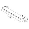 Geesa Craft 911501-02-60 planchet 60 cm chroom