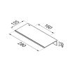 Geesa Leev 918201-06-280 planchet 28 cm zwart