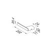Geesa Shift Brushed Stainless Steel 919909-05-L toiletrolhouder zonder klep (links) RVS geborsteld