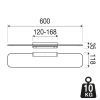 Geesa Shift Black 919901-06-M6 planchet met matzwarte marmerlook