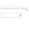 Inda Indissima A8809RWM plankmodule 400mm mat wit