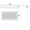 Inda Indissima A8851MWM mandmodule 200mm mat wit