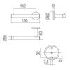 Inda Touch A46250CR toiletrolhouder chroom
