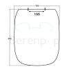 Sphinx 380 S8H50508000 OLW-18 softclose toiletzitting met deksel wit (OUTLET)