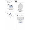 Geberit Renova 500836011 toiletzitting met deksel wit