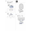 Geberit Renova Plan 500838011 toiletzitting met deksel wit