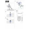 Geberit Renova Plan 500832001 toiletzitting met deksel wit