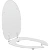 Pressalit Dania non contact R38000-D92999 toiletzitting met deksel wit