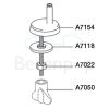 Pressalit Code 778000-DD7999 toiletzitting met deksel wit